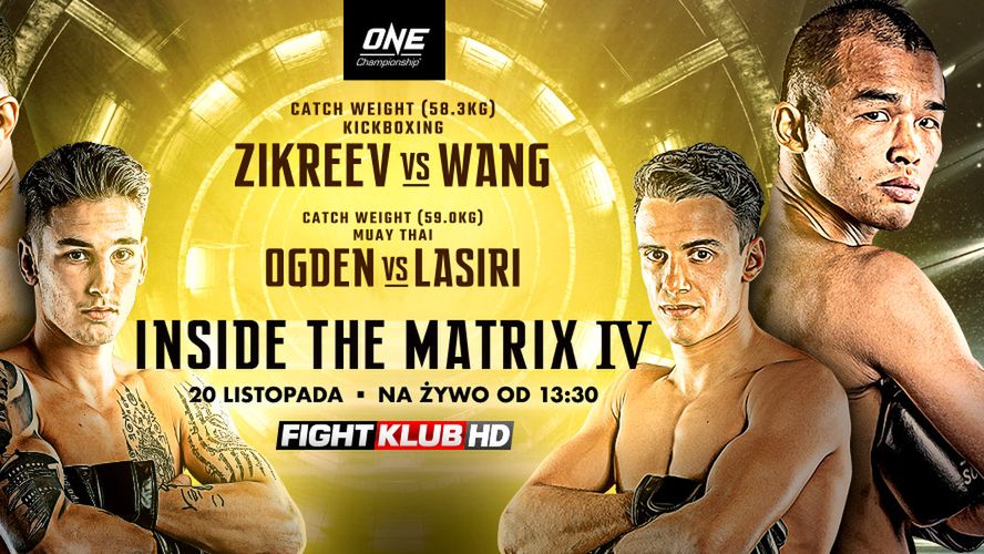 Zdjęcie okładkowe artykułu: Materiały prasowe /  / One Championship: Inside the Matrix IV