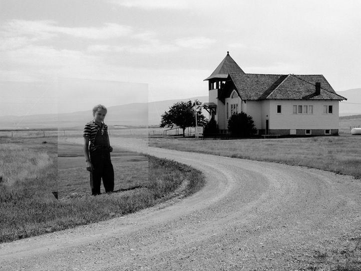 Fotografie z przeszłości ożywają we współczesnych sceneriach 3