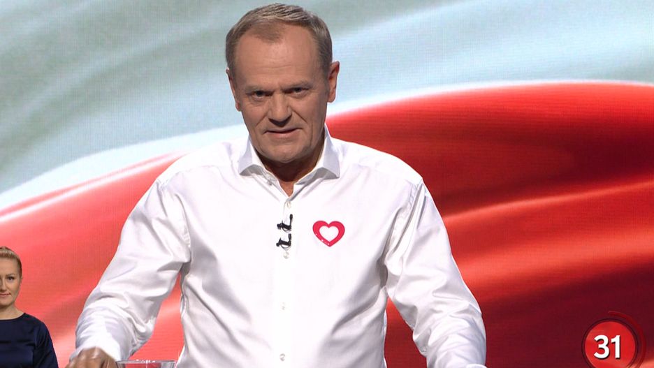 Donald Tusk w TVP