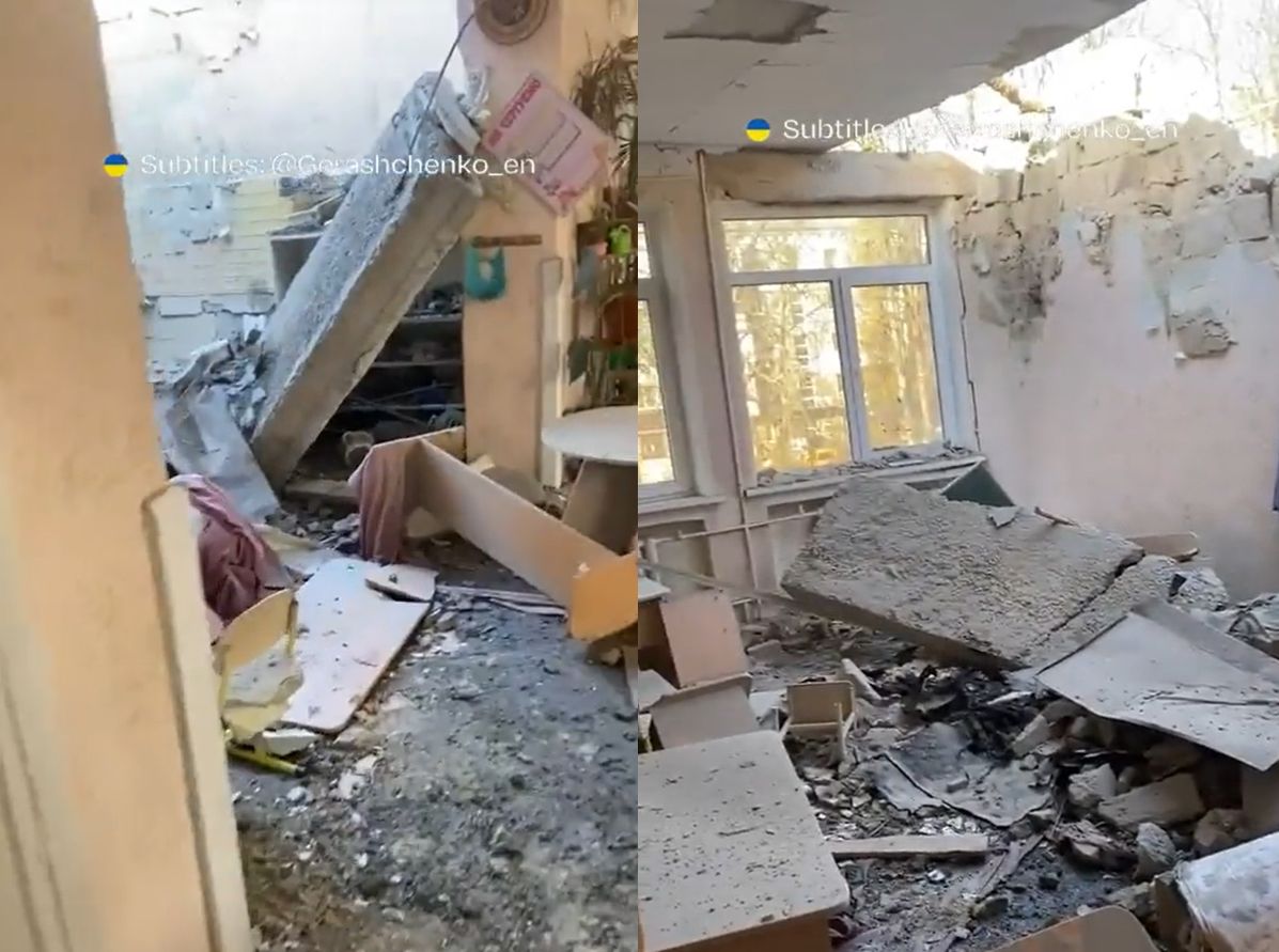 A glimpse of a Ukrainian kindergarten post-Russian raid: A tragic sight