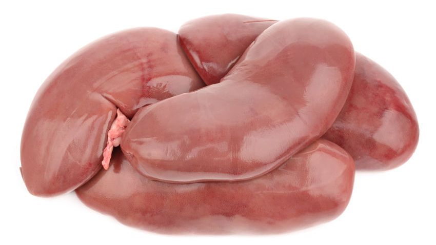 Surowe nerki wieprzowe