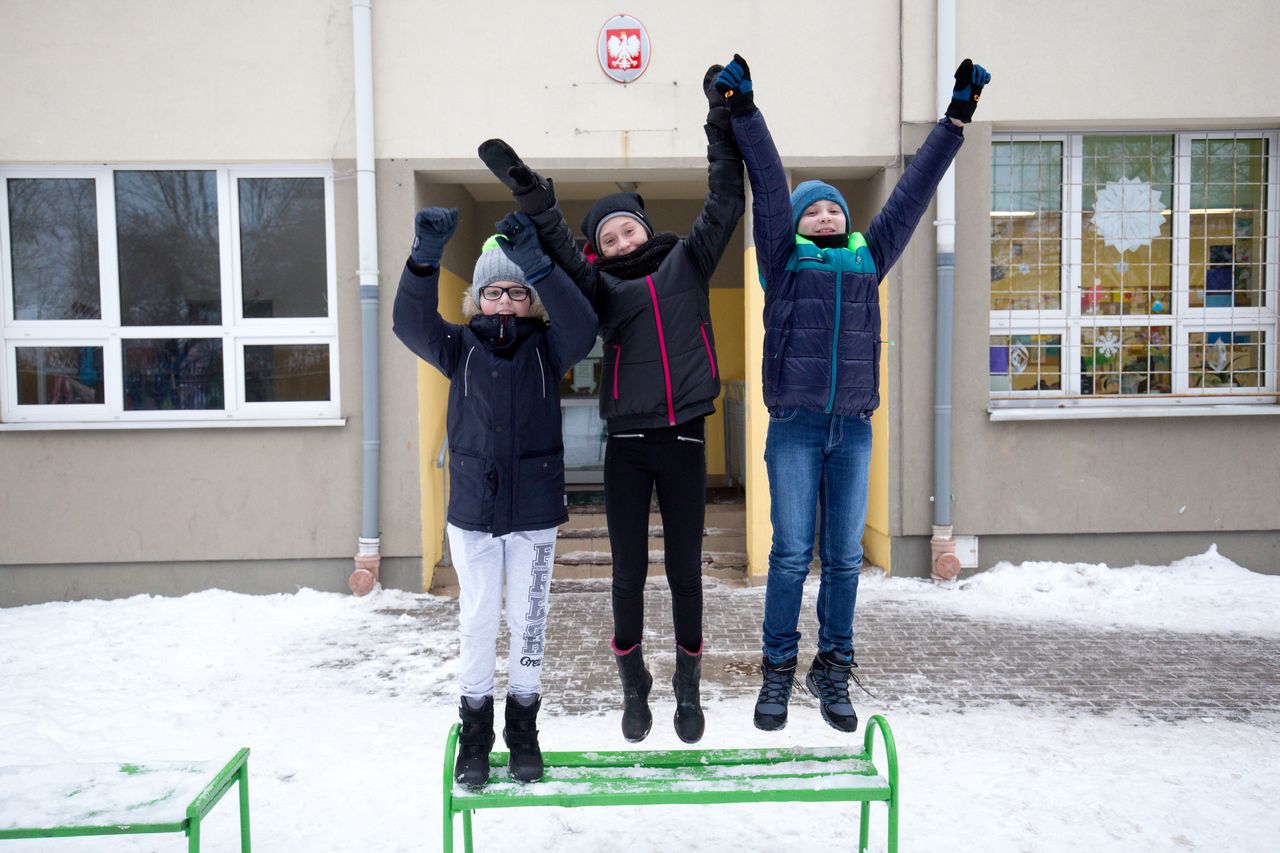 Bialystok, 17.01.2017. Ferie zimowe.