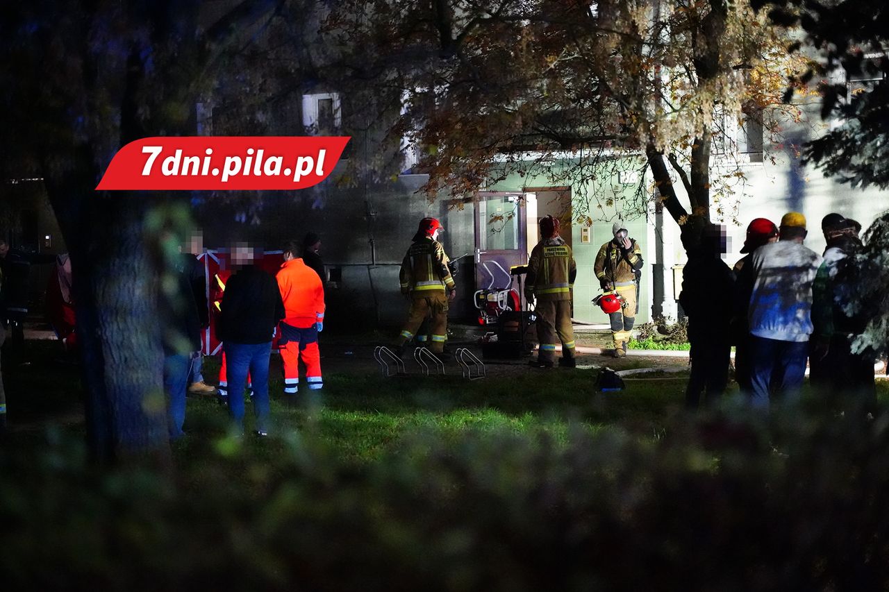 Tragiczny pożar przy ul. Bydgoskiej w Pile