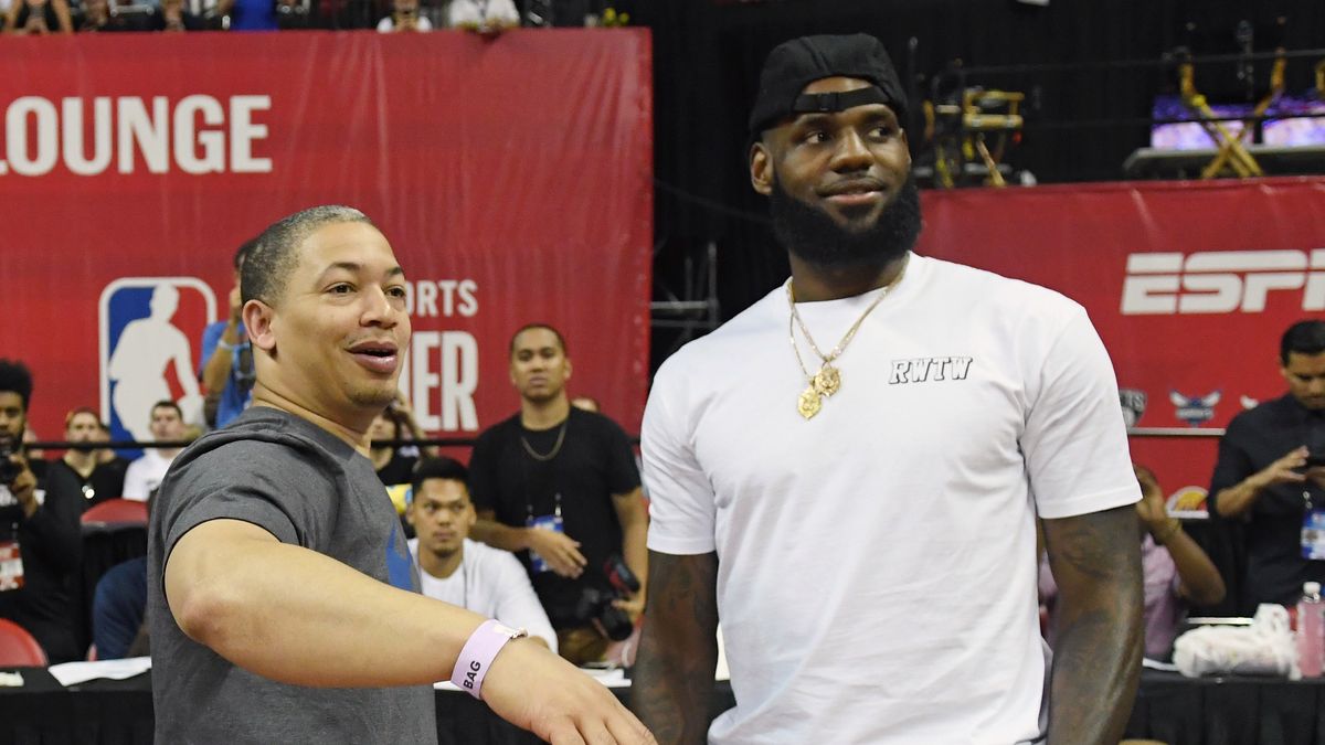 Tyronn Lue i LeBron James