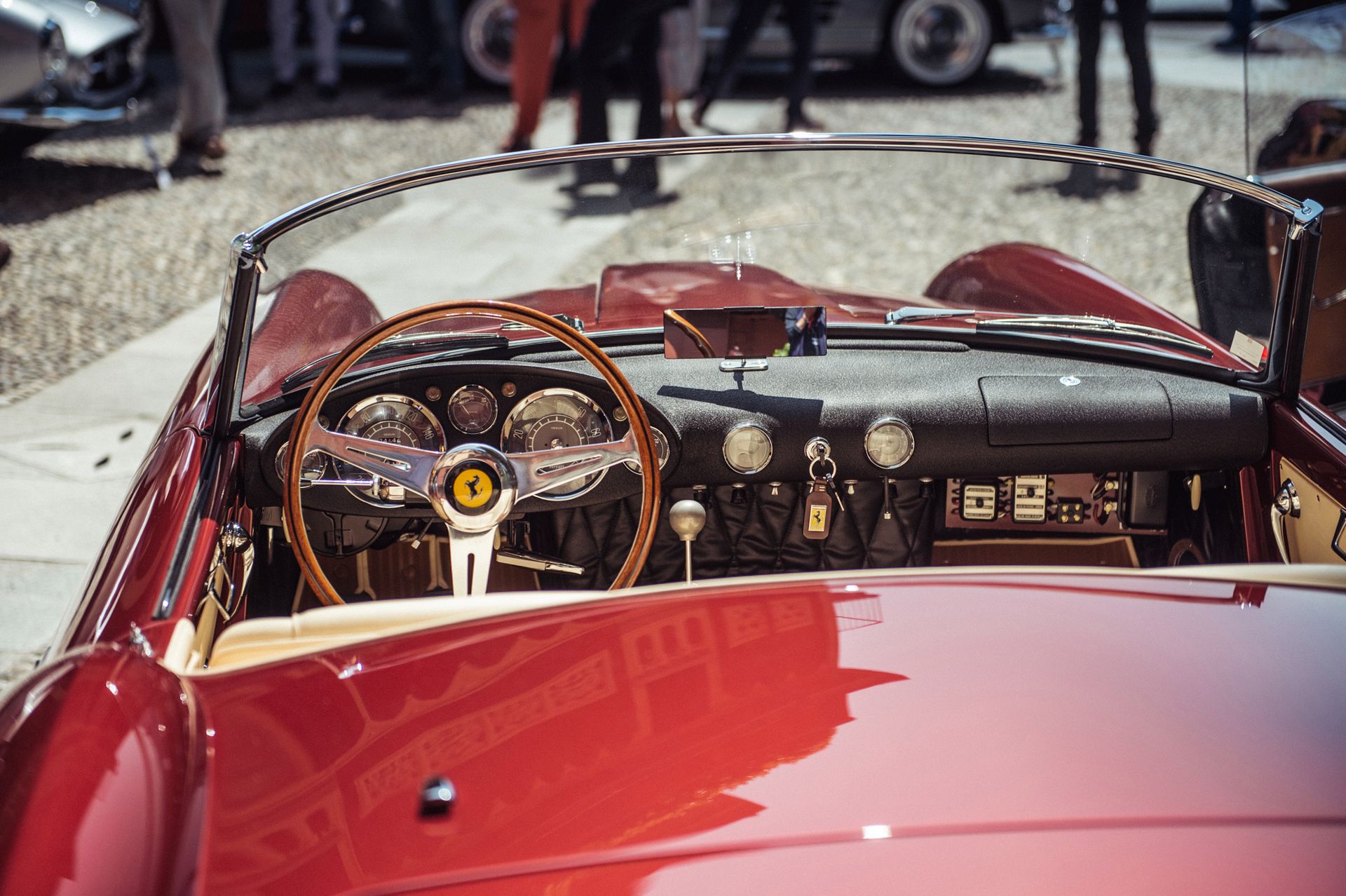 Concorso nie istniałoby bez chociaż jednego Ferrari 250 GT Spyder California. To jest akurat prototypem. Wartość? Lepiej nie pytać. Rok - 1957.