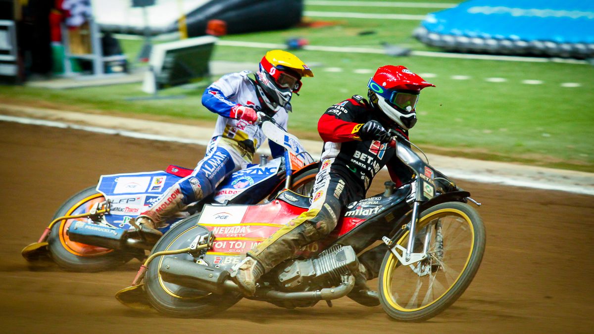 WP SportoweFakty / Katarzyna Łapczyńska / Na zdjęciu: Max Fricke w kasku czerwonym