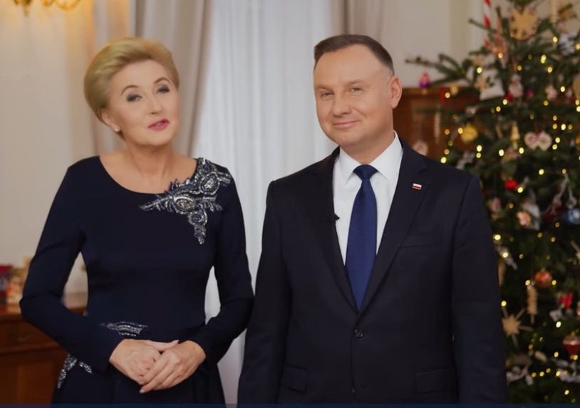Boże Narodzenie. Para prezydencka złożyła Polakom świąteczne życzenia