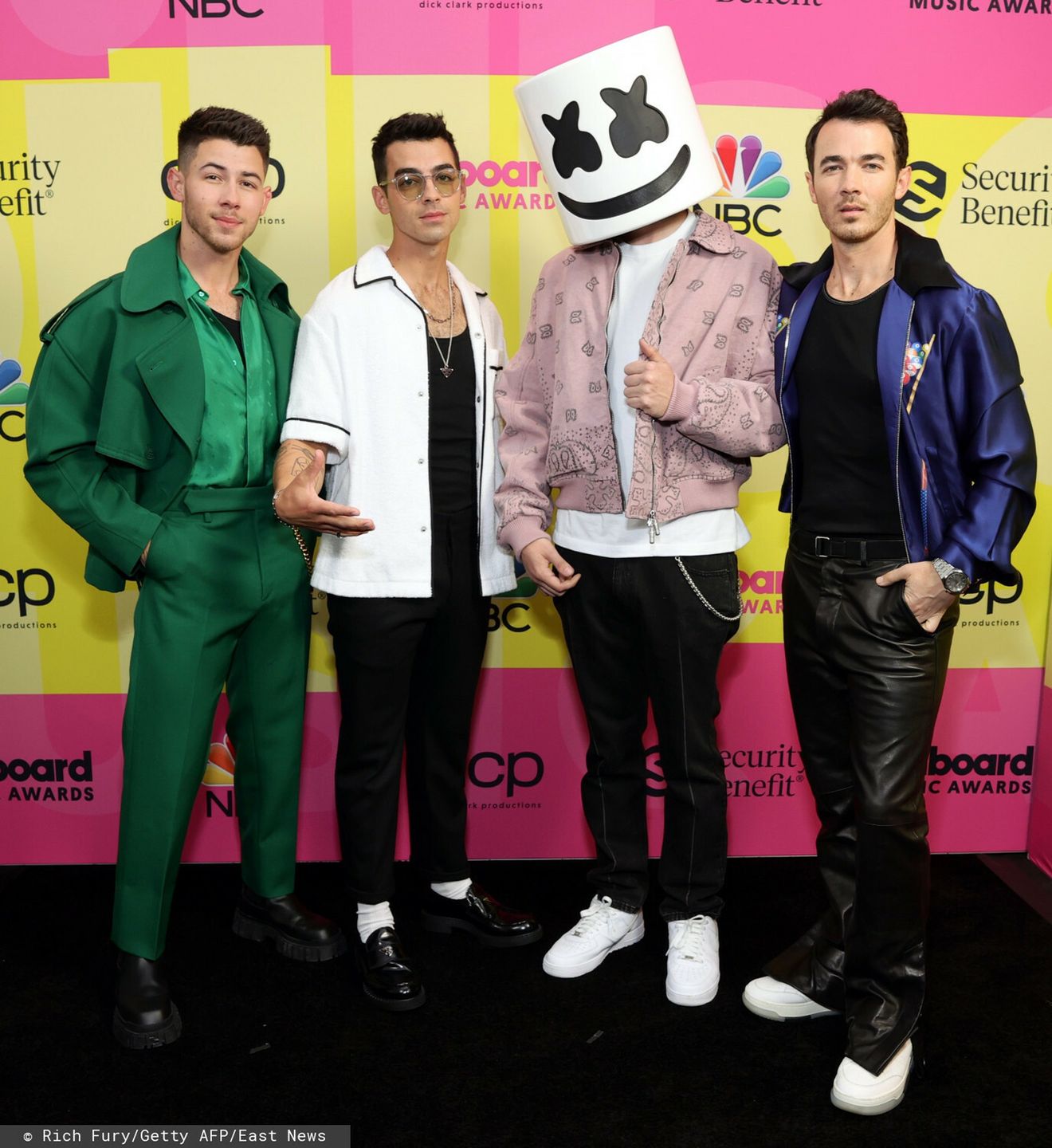 Jonas Brothers i  Marshmello -  Billboard Music Awards 2021