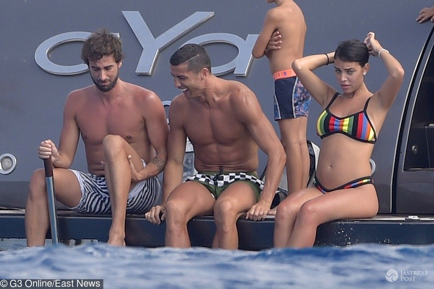 Cristiano Ronaldo z ciężarną dziewczyną w Hiszpanii