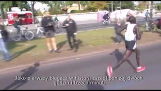 Kenijczyk Dennis Kimetto ustanowił nowy rekord świata w maratonie w Berlinie