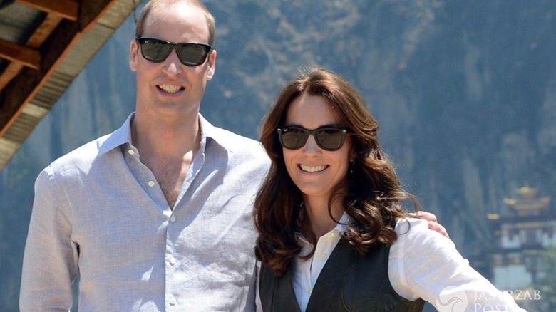 Księżna Kate i książę William odwiedzili klasztor Taktsang (Tygrysie Gniazdo) znajdujący się niedaleko miasta Paro w Bhutanie (fot. ONS)
