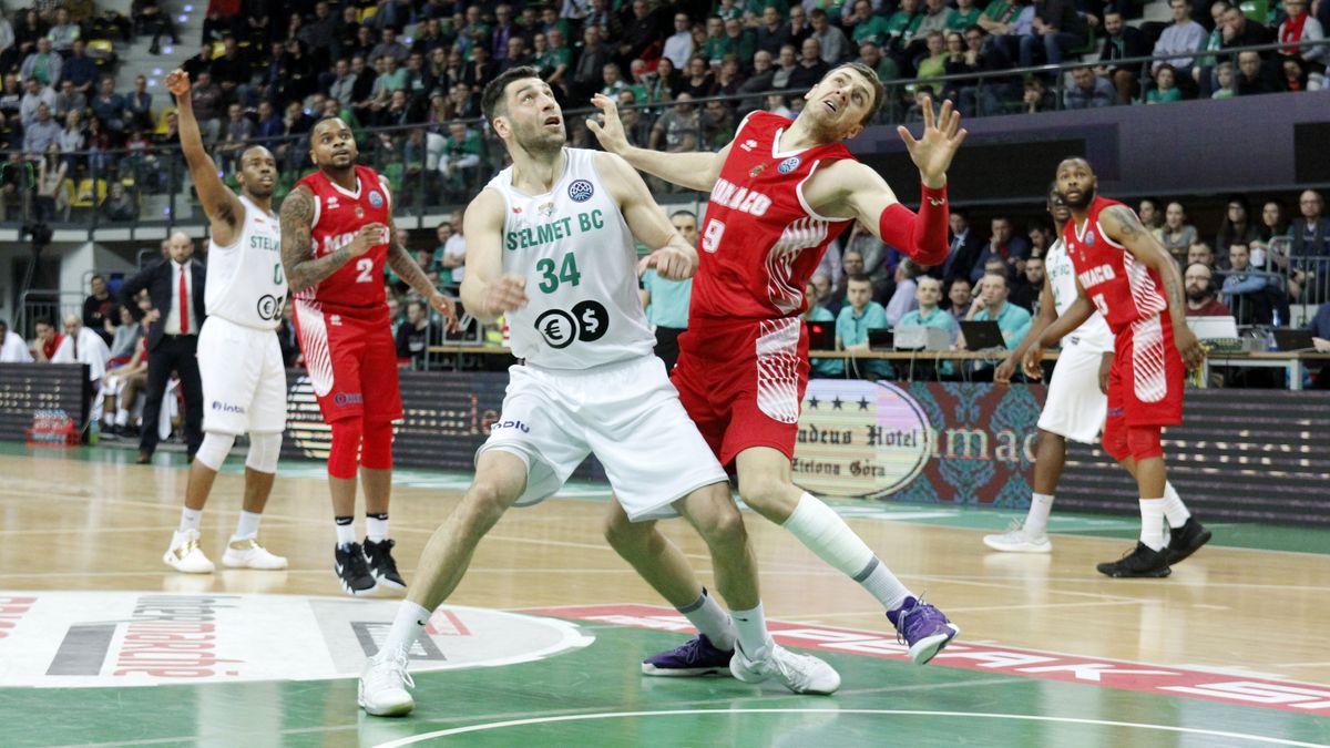 WP SportoweFakty / Artur Lawrenc / Na zdjęciu: koszykarze podczas meczu Stelmet Enea BC - AS Monaco