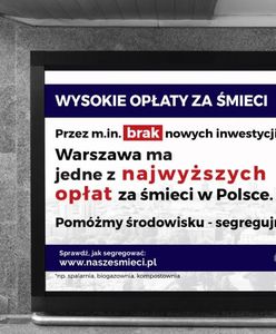 Warszawa. Nowa kampania reklamowa Ministerstwa Klimatu i Środowiska. Tematem opłaty za śmieci w stolicy