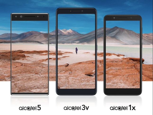 Nowe modele Alcatela, źródło: androidcentral.com