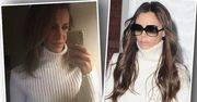 Pojedynek na stylizacje: Victoria Beckham kontra Sara Boruc. Spodobał się im ten sam sweter