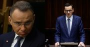 Kamery uchwyciły Andrzeja Dudę podczas expose Mateusza Morawieckiego. Internauci już reagują. "NIEPOCIESZONY jest" (FOTO)