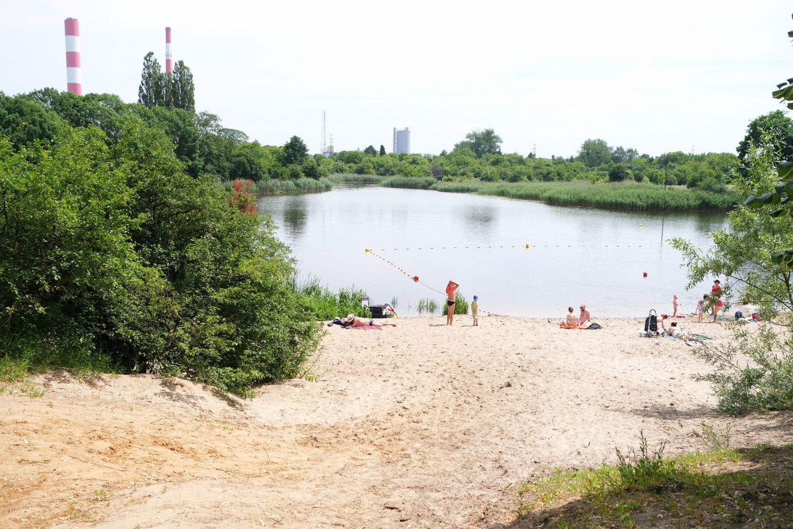 Zakaz kąpieli w Jeziorku Czerniakowskim