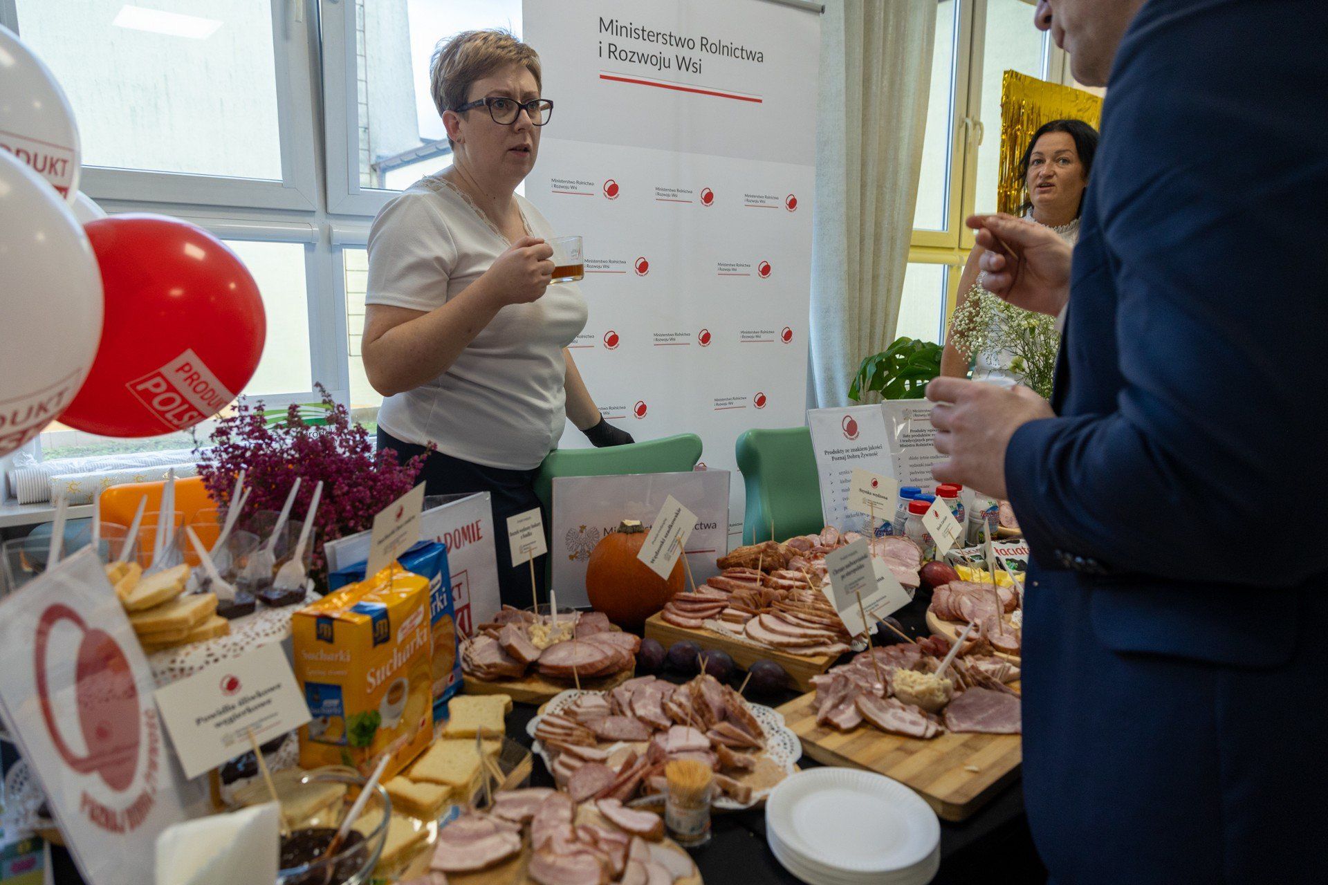 Poczęstunek zapewnili lokalni producenci.