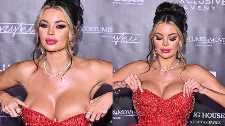 Justyna Gradek i Magdalena Lubacz na pokazie mody