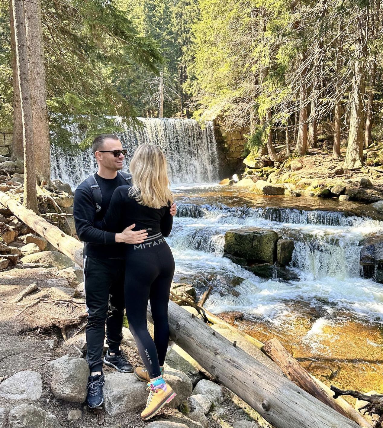 Marcin Hakiel i ukochana Dominika
