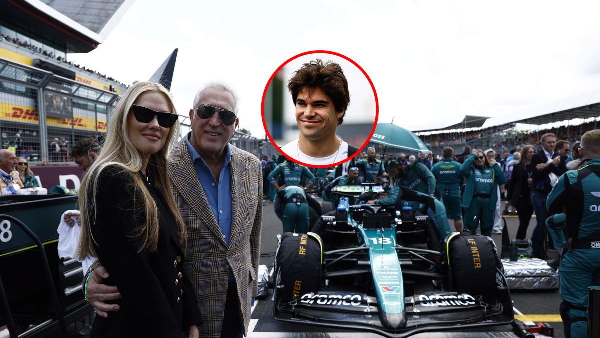 Materiały prasowe / Aston Martin / Na zdjęciu: Lawrence Stroll, w kółku Lance Stroll