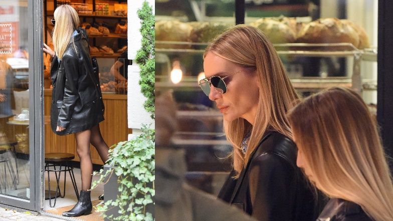 Agnieszka Woźniak-Starak przed studiem "Dzień Dobry TVN"