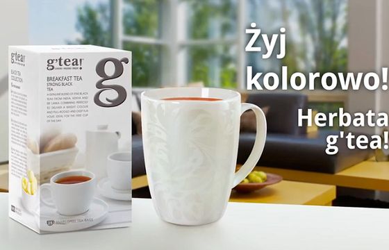 „Żyj kolorowo!” w kampanii herbaty g’tea (wideo)