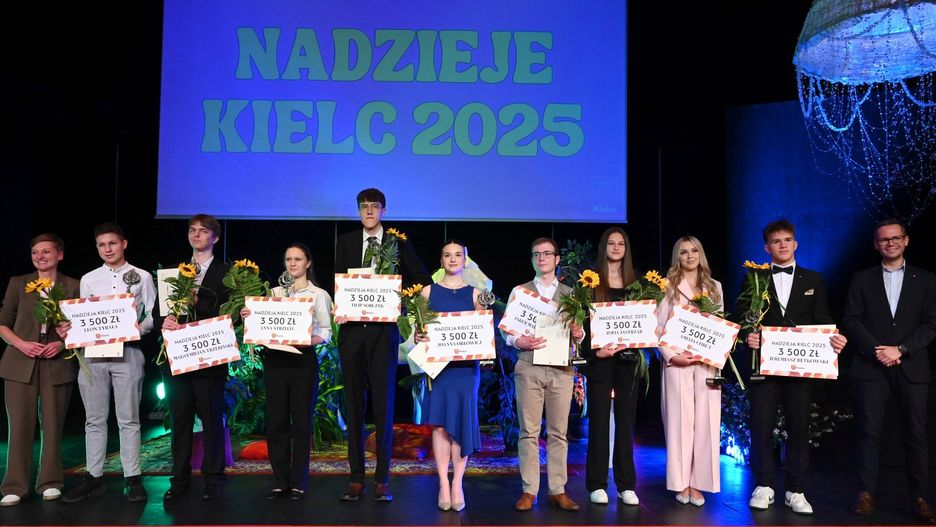 &#34;Nadzieje Kielc&#34;, czyli nagrody dla najzdolniejszych uczniów z największymi osiągnięciami rozdane