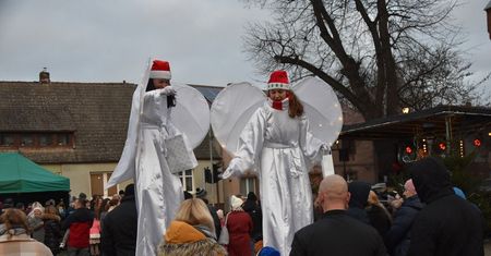 Wigilia na budzyńskim Rynku. Mieszkańcy wspólnie poczuli magię Świąt