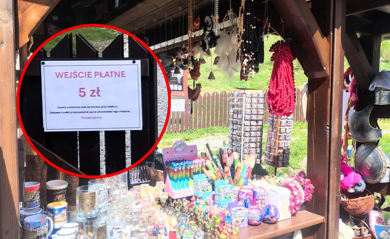 Tak wygląda wejście na stary cmentarz. Proboszcz reaguje na zarzut, że to "biznes"