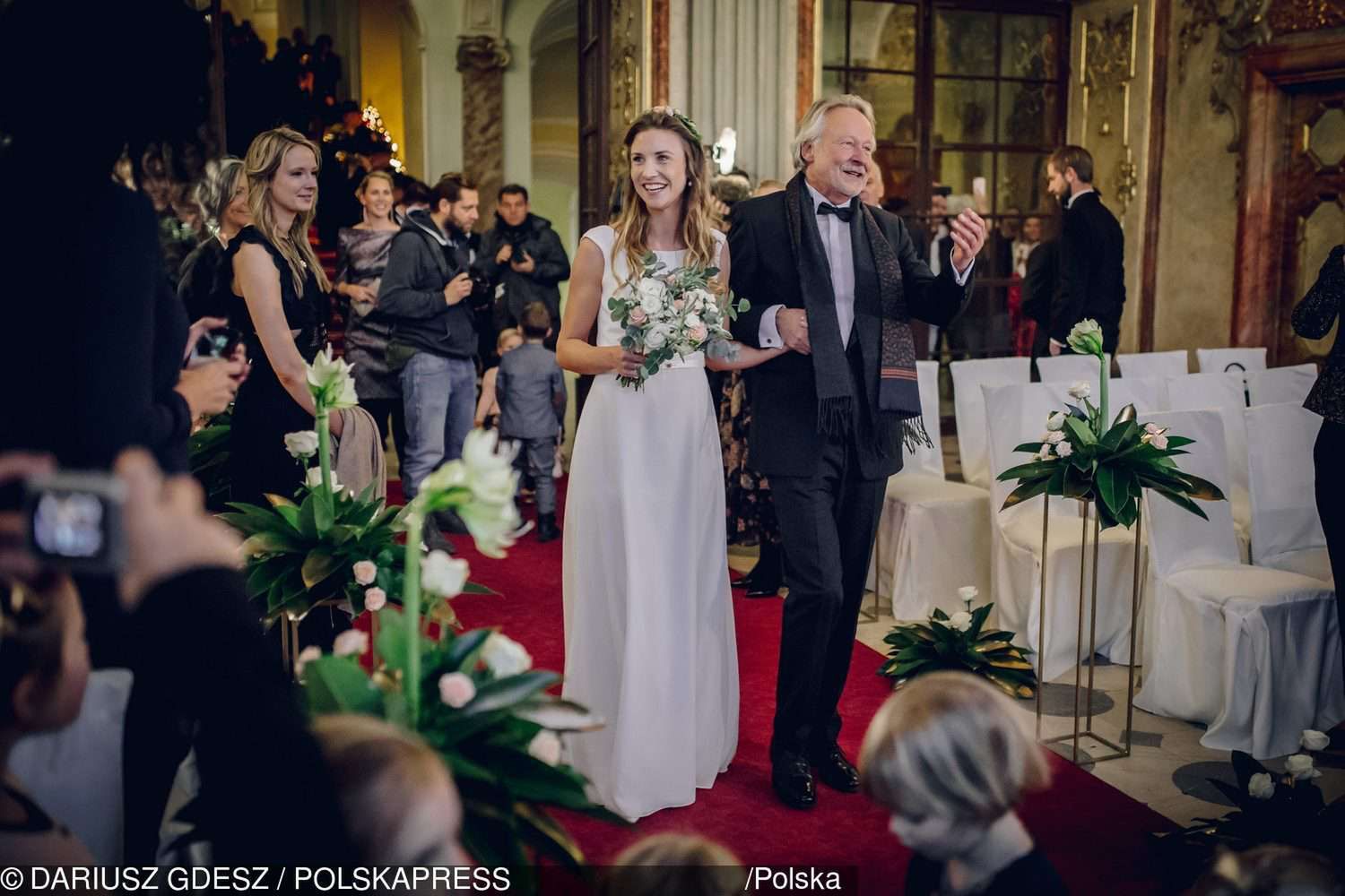 Caroline Alexandra von Hochberg i Jasper Shulz wzięli ślub na zamku Książ