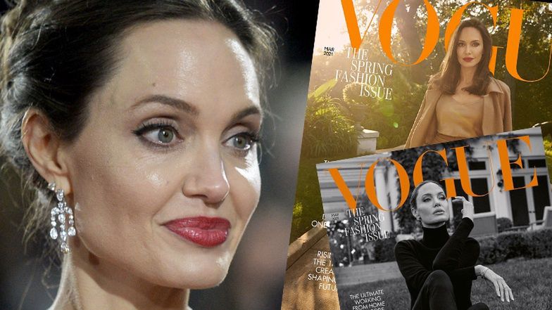 Angelina Jolie na dwóch okładkach brytyjskiego "Vogue'a"