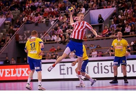 Nikolaj Markussen był jednym z liderów Atletico / źródło: ehfcl.com