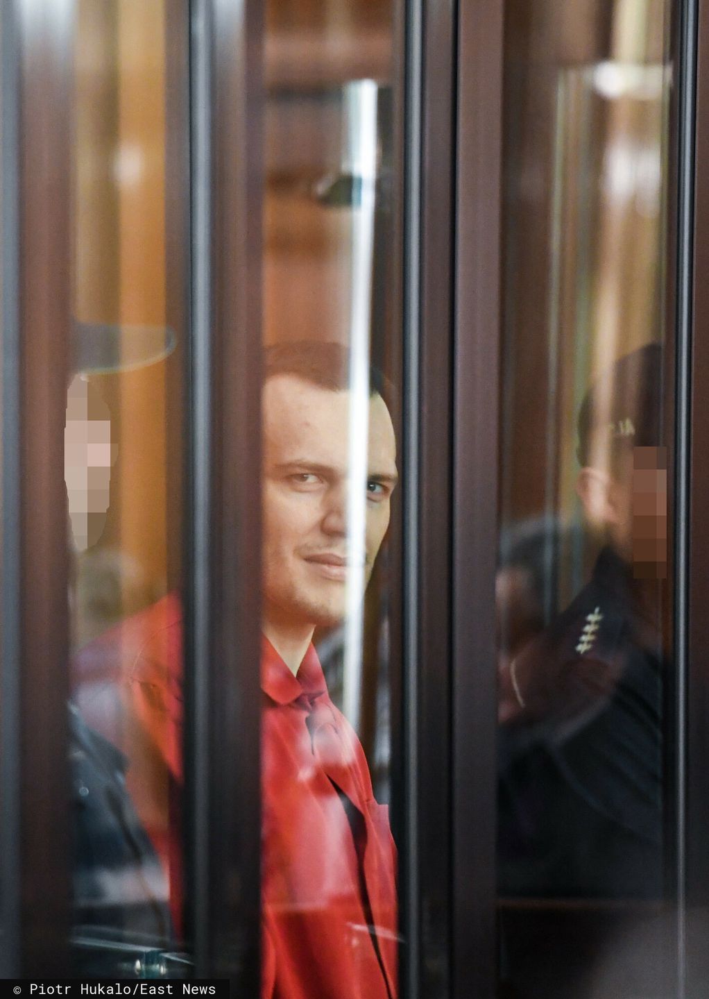 Zabójca Pawła Adamowicza podczas odczytywania wyroku