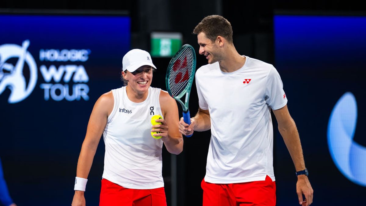 Getty Images / Robert Prange / Na zdjęciu: Iga Świątek i Hubert Hurkacz