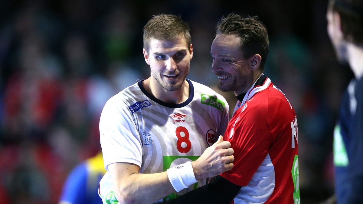 Zdjęcie okładkowe artykułu: Materiały prasowe / FRANCEHANDBALL2017 / Na zdjęciu: Bjarte Myrhol i Christian Berge