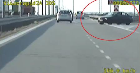 Pod prąd na autostradzie. 21-latek miał swoje wytłumaczenie