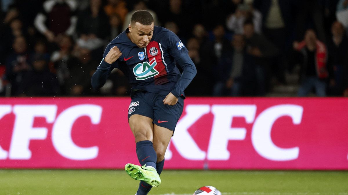 PAP/EPA / Na zdjęciu: Kylian Mbappe