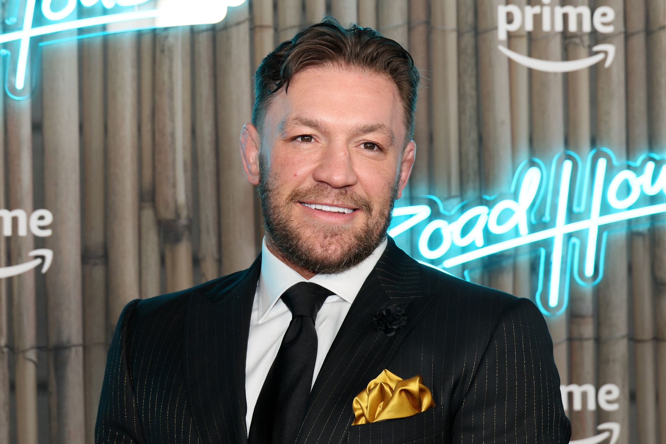 NEW YORK, NEW YORK - MARCH 19: Conor McGregor attends the "Roadhouse" New York Premiere at Jazz at Lincoln Center on March 19, 2024 in New York City. (Photo by Dia Dipasupil/Getty Images)