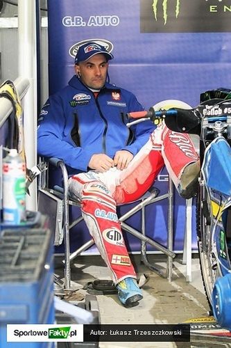 Gollob na treningu przed GP Polski był bardzo skoncentrowany