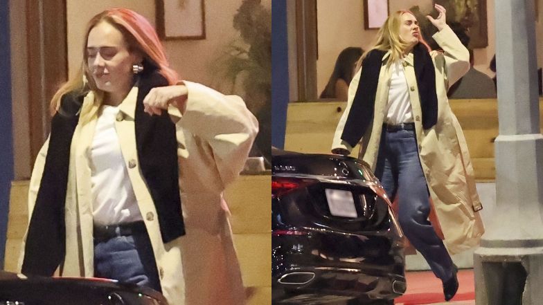 Dawno niewidziana Adele "przyłapana" na mieście z koleżankami