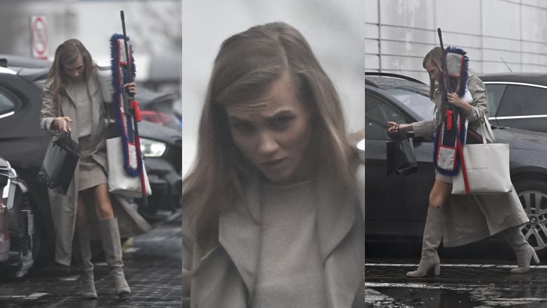 Agnieszka Kaczorowska znów wymachuje mopem