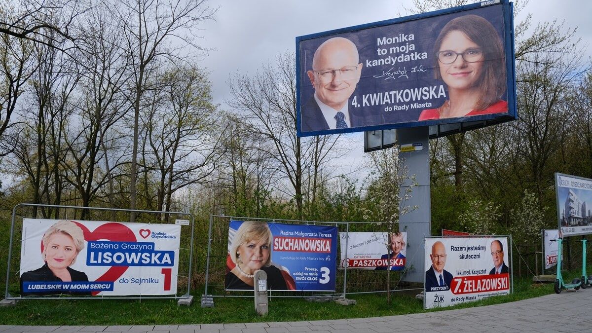 Kampania wyborcza w wyborach samorządowych w Lublinie