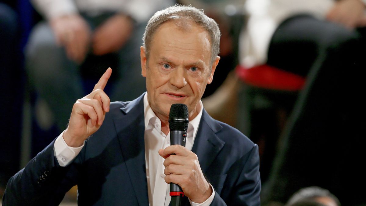Donald Tusk w Żywcu mówił m.in. o wysokiej inflacji
