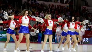 Cheerleaders Wrocław podczas meczu Polska - Albania (galeria)