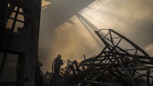 Dzień żałoby. Cztery ofiary rosyjskiego ataku na zakład przemysłowy w Ukrainie