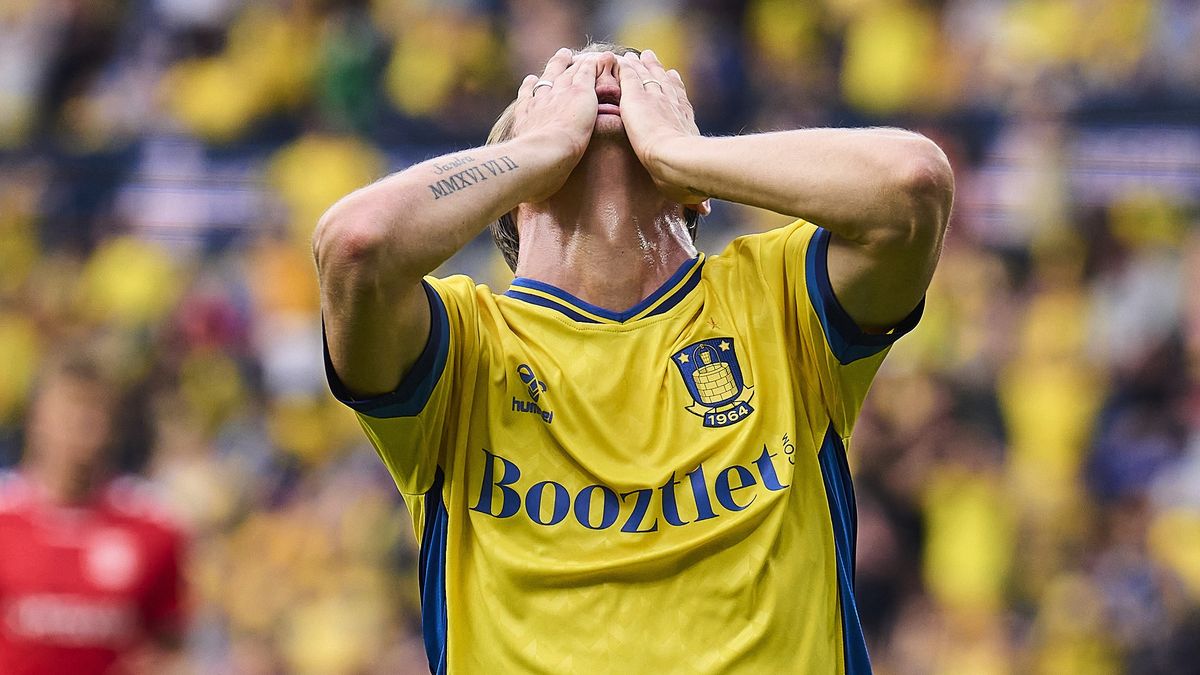 Getty Images / Lars Ronbog / FrontZoneSport / Na zdjęciu: Simon Hedlund, piłkarz Broendby IF