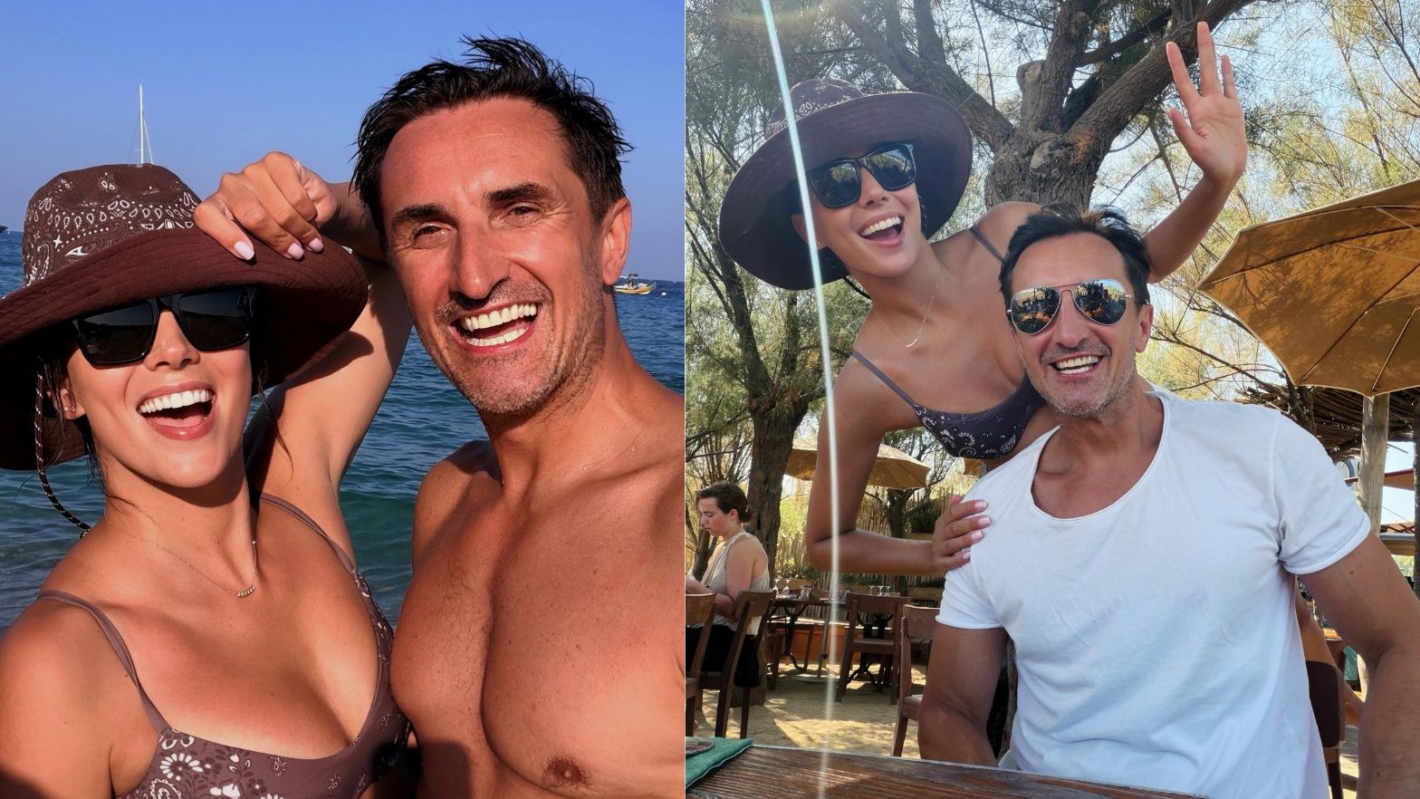 Paulina Krupińska na wakacjach z mężem