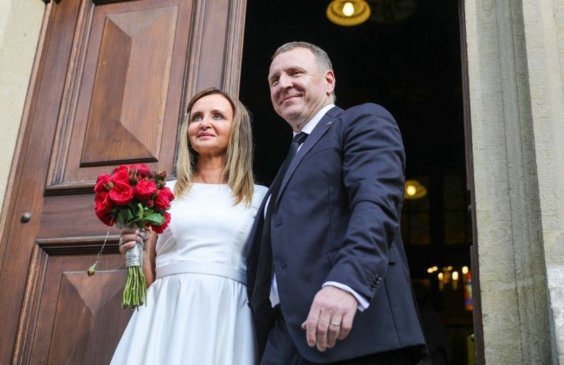 Joanna i Jacek Kurscy ochrzcili córkę