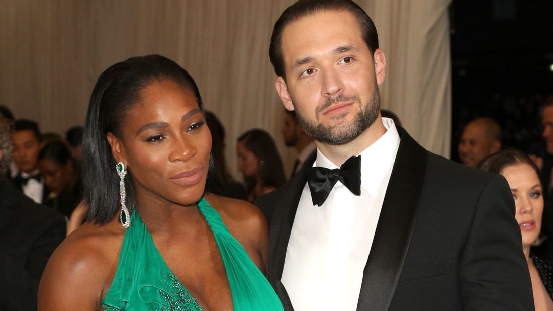 PAP/EPA / Justin Lane / Na zdjęciu: Serena Williams i Alexis Ohanian